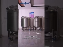 1000L Stainless Steel Movable Storage Tank for Chemicals Cosmetics Creams