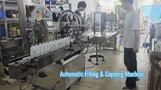 Double-Head Filling Machine + Capping Machine